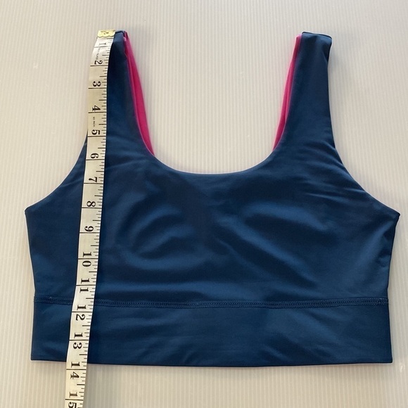 Fabletics Soprts Bra Reversible Pink and Navy Sz S - Picture 16 of 16